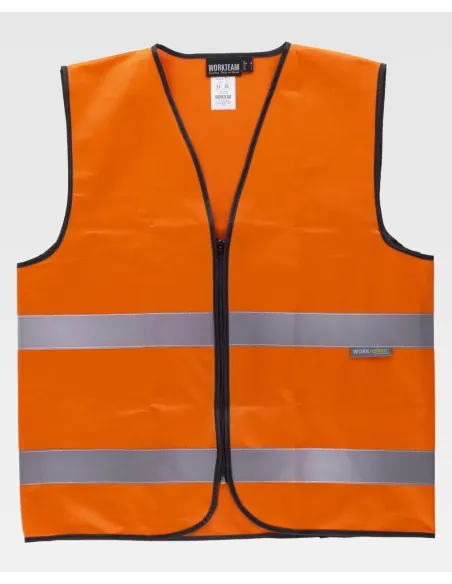 CHALECO DE A.V CIERRE CREMALLERA