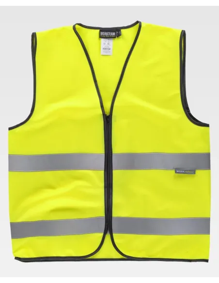 CHALECO DE A.V CIERRE CREMALLERA