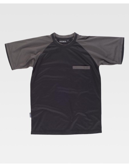 CAMISETA DE M/CORTA CON MANGAS A CONTRASTE