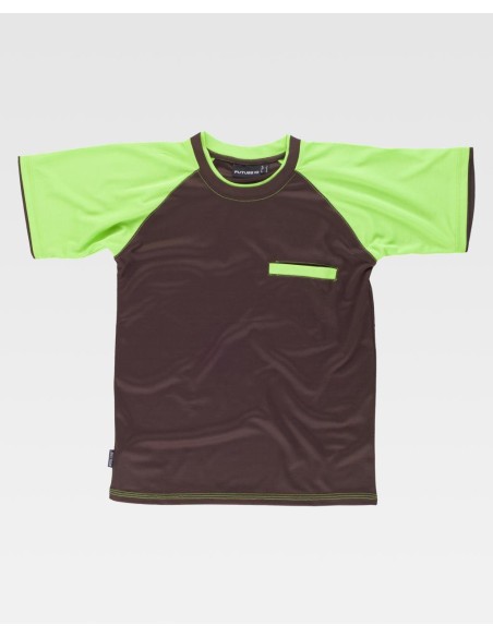 CAMISETA DE M/CORTA CON MANGAS A CONTRASTE