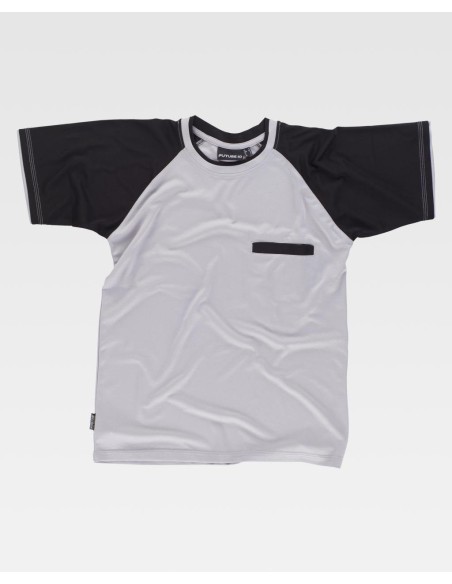 CAMISETA DE M/CORTA CON MANGAS A CONTRASTE