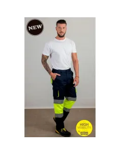PANTALON STRETCH BICOLOR A.V