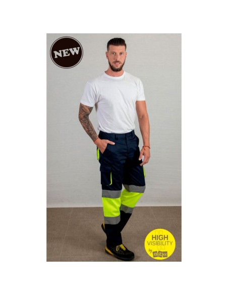 PANTALON STRETCH BICOLOR A.V