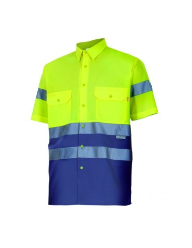 Camisa Bicolor MC AV Velilla