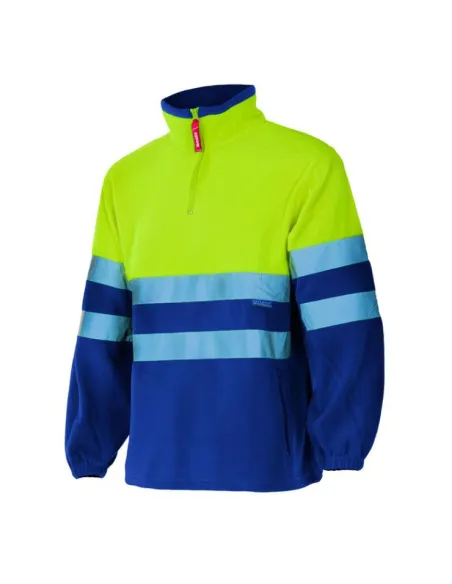 Forro polar bicolor alta visibilidad Velilla 182