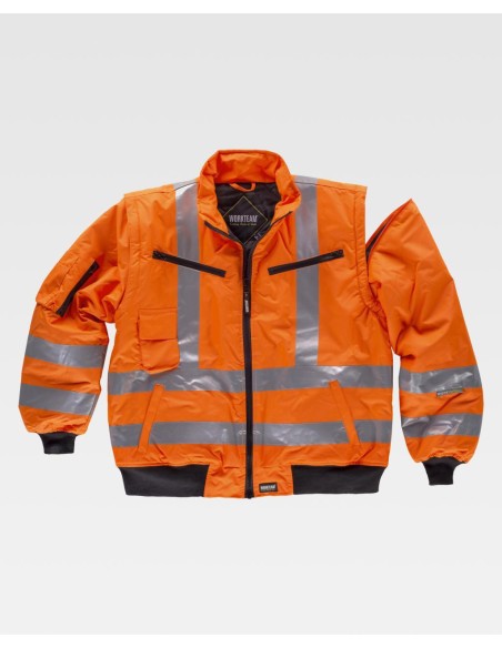 Cazadora Piloto Mangas Desmontables AV