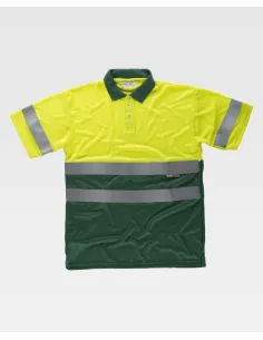 Polo Bicolor MC AV Cintas Reflectantes 2