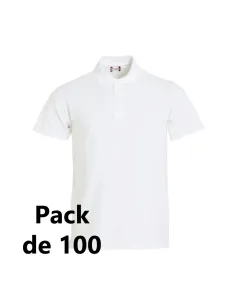 Polo bordado, pack de 100 unidades.