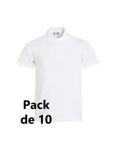 Polo bordado, pack de 10.