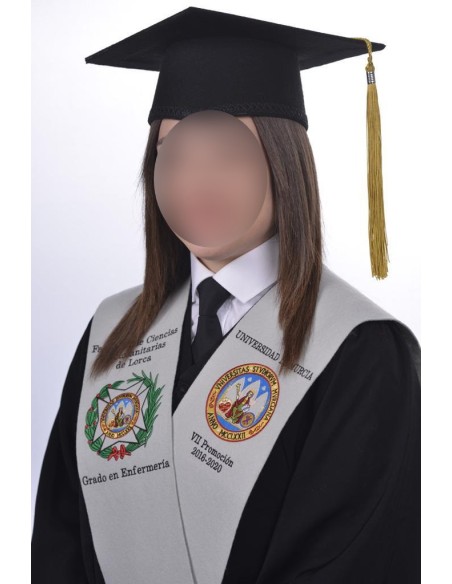 Banda beca bordada personalizada
