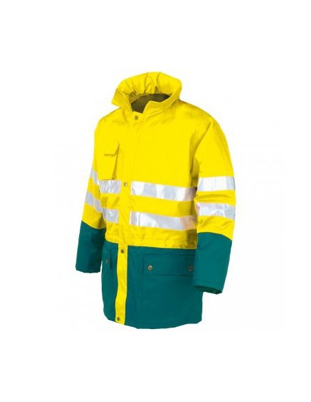 Parka AV acolchada bicolor