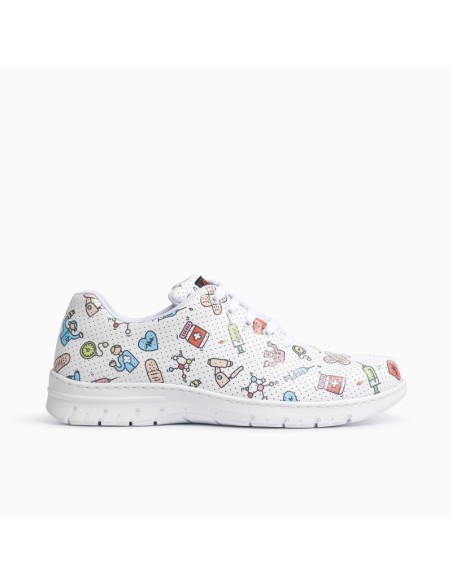 Zapatilla ALTEA perforado y estampado de Dian