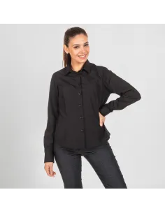 Blusa m/larga pop. redline abotonada