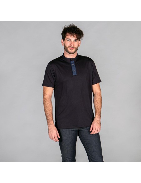 Polo cuello mao tejano redline