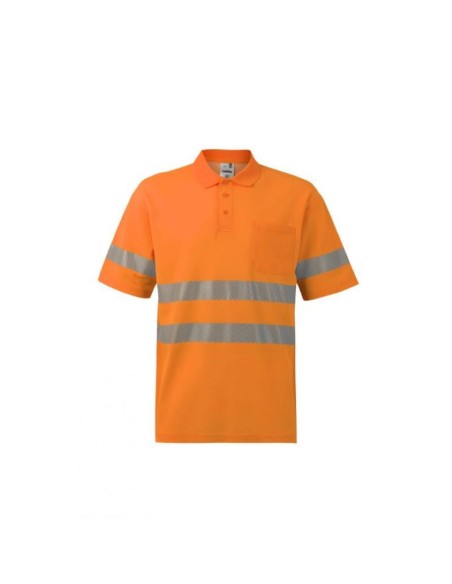 Velilla polo de algodón manga corta reflectante