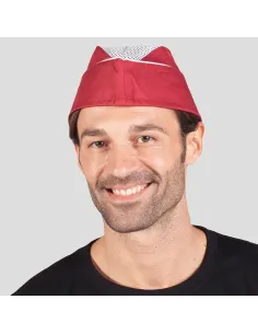 Gorro negro o burdeos ribeteado (Pack de 6) 2
