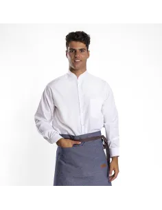 Textil-r camisa cuello mao hombre