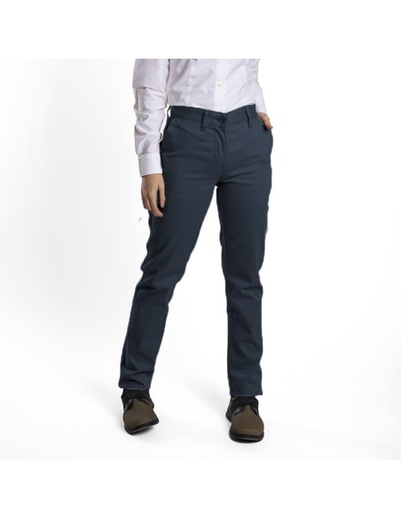 Textil-r pantalón chino elástico mujer