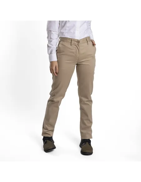 Textil-r pantalón chino señora