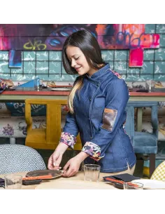 Textil-r Chaqueta para Cocina Mujer Fusion 2