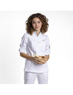 Textil-r Chaqueta de Cocina Mujer braseada