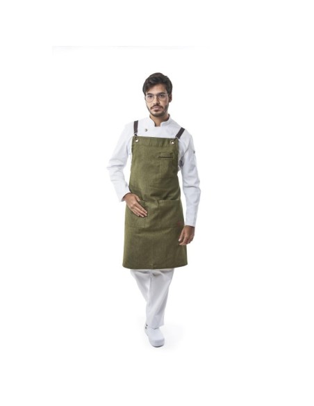 Textil-r delantal con peto Laurel