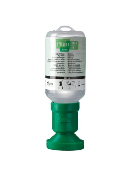 Safetop Botella de 200 ml de Solución Salina