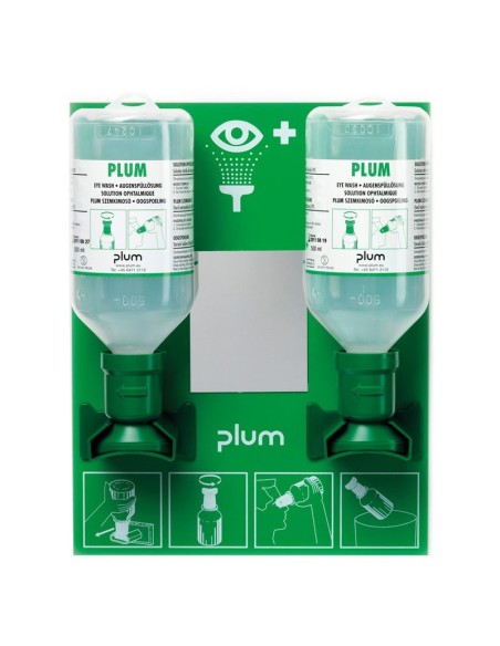 Safetop Botellas de Solución Salina Station Doble