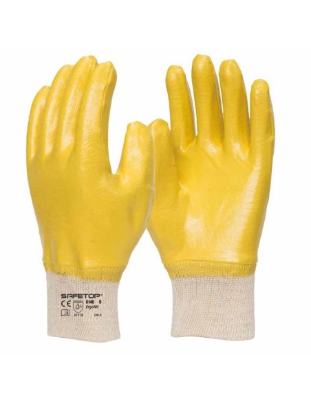 Safetop Guante Nitrilo Ergonit