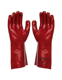 Safetop Guantes de PVC 35cm Chemplus