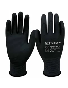 Safetop Guante Sintético Negro Feather Task