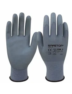 Safetop Guante Sintético Gris Feather Task (Pack de 12)