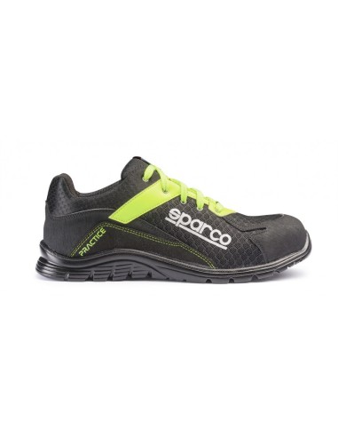 Sparco Practice JOS de color negro amarillo fluor.