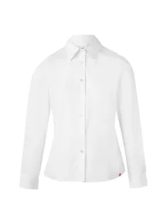 Camisa entallada en marga larga de Popelín p539 velilla