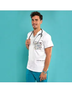 Textil-r Casaca hombre estampada LS121 36EST