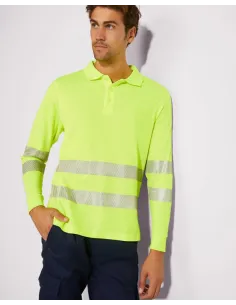 Polo de alta visibilidad manga larga ATRIO LS