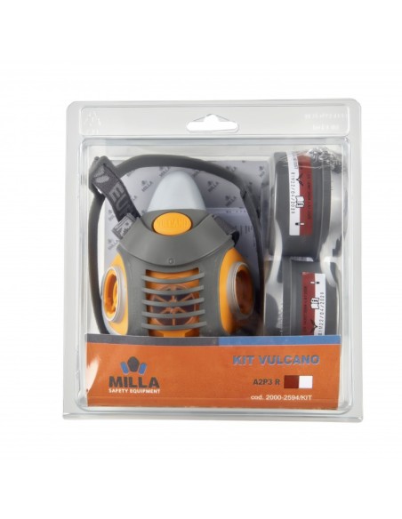 Kit mascara Vulcano A2P3 de Safetop