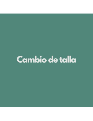 Cambio de talla/color general