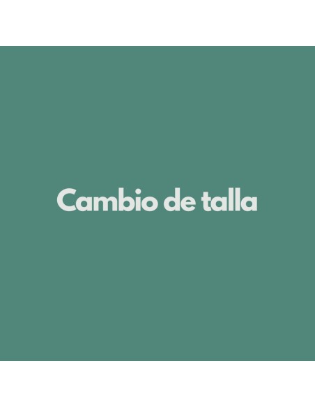 Cambio de talla