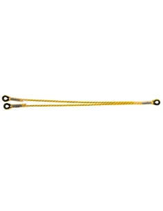 Cuerda Twin-rope con guardacabos sin mosquetones.