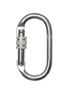 Mosquetón de rosca safetop con apertura de 19mm