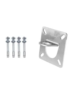 Safetop 80165H: set de anclaje para hormigón con pletina y tornillos