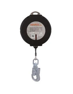 Retráctil de cable MiniRoll Inox safetop 81806 con conectores giratorios