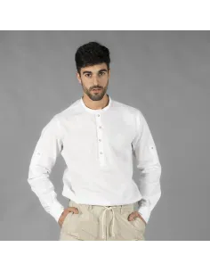 Camisa de hombre en lino TIWI