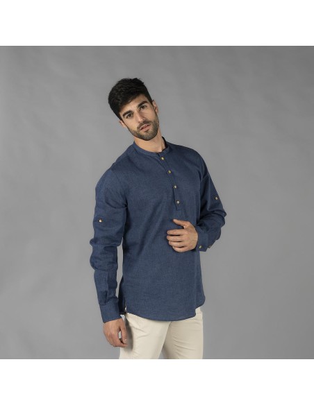Camisa de hombre en lino TIWI