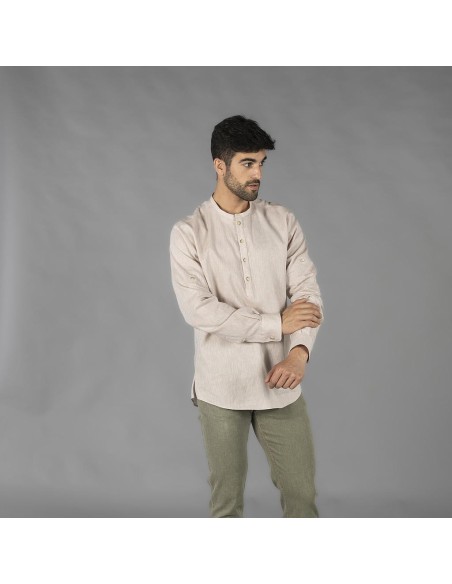 Camisa de hombre en lino TIWI