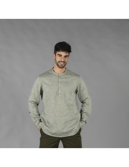 Camisa de hombre en lino TIWI