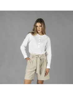 Camisa de mujer en lino KAULA