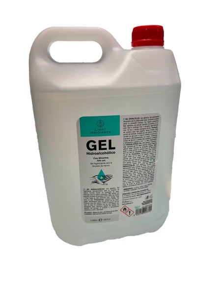 Gel hidroalcohólico Light Irridiance 5 litros | Higiene y limpieza de manos