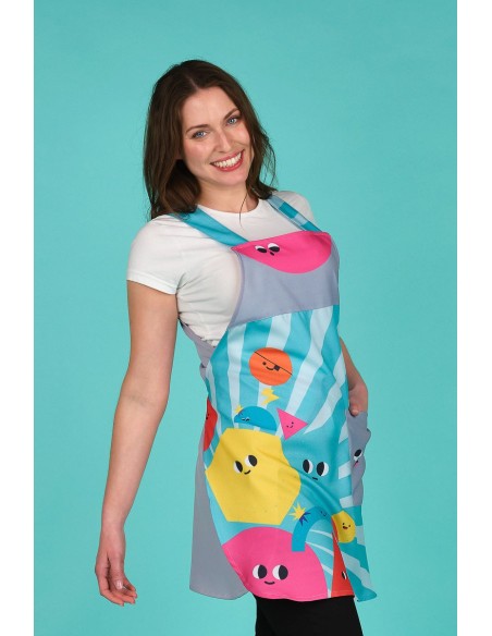 Estola de maestra Geométricos gris de lacla